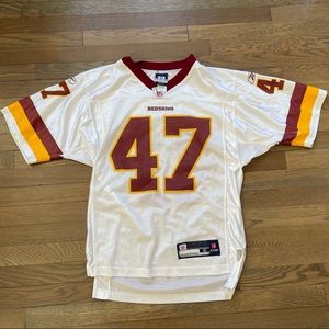 NFL Redskins small white authentic Jersey Cooley